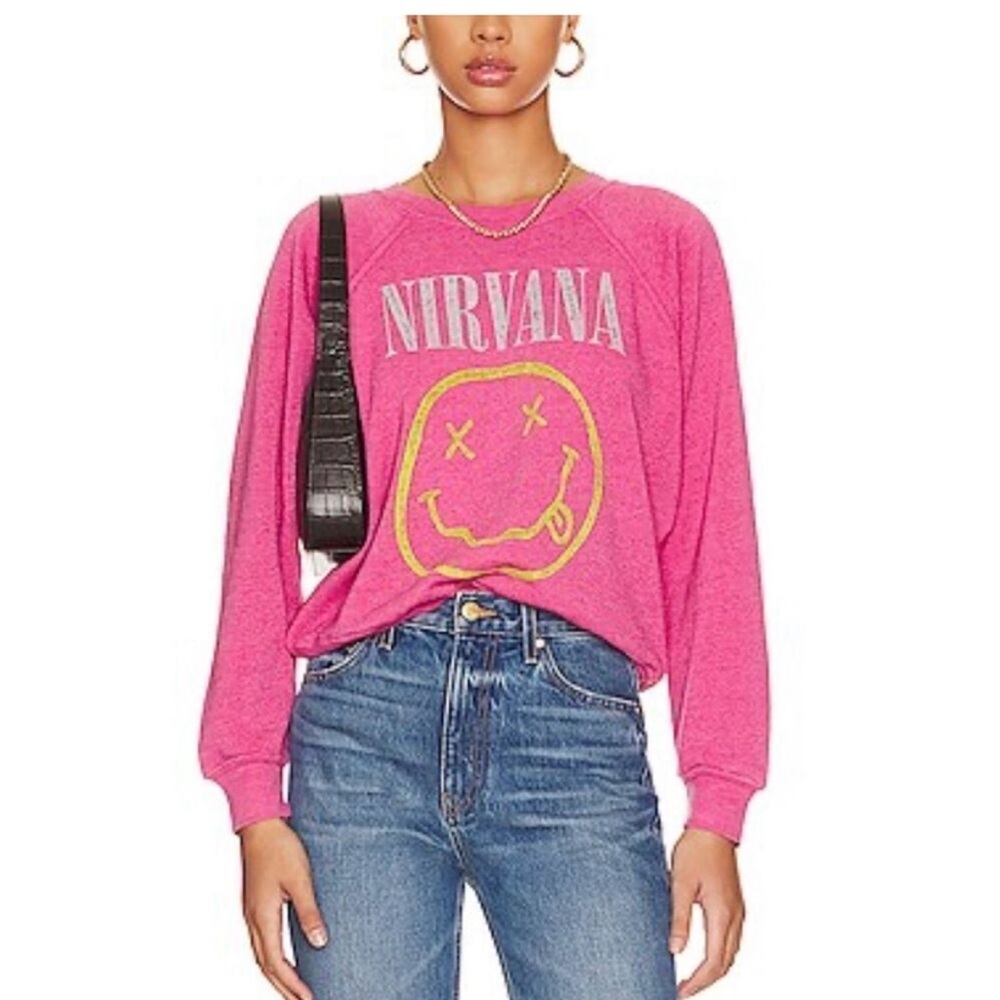 Daydreamer Pink Nirvana Graphic Sweatshirt